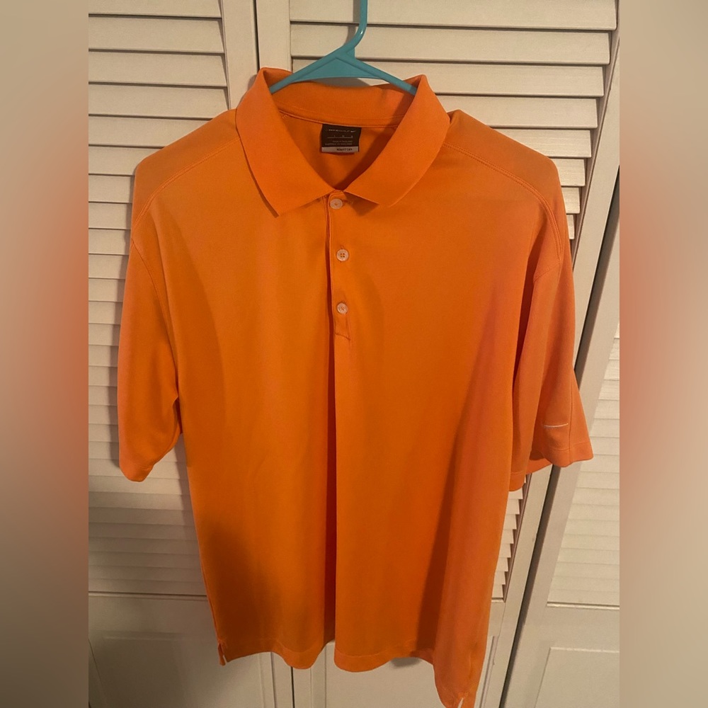 Men’s Orange Nike Golf Polo